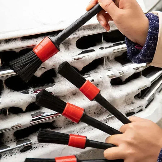 🧹 Rigid Detailing Brush Set – 5/15-Piece Kit for Deep Interior Cleaning